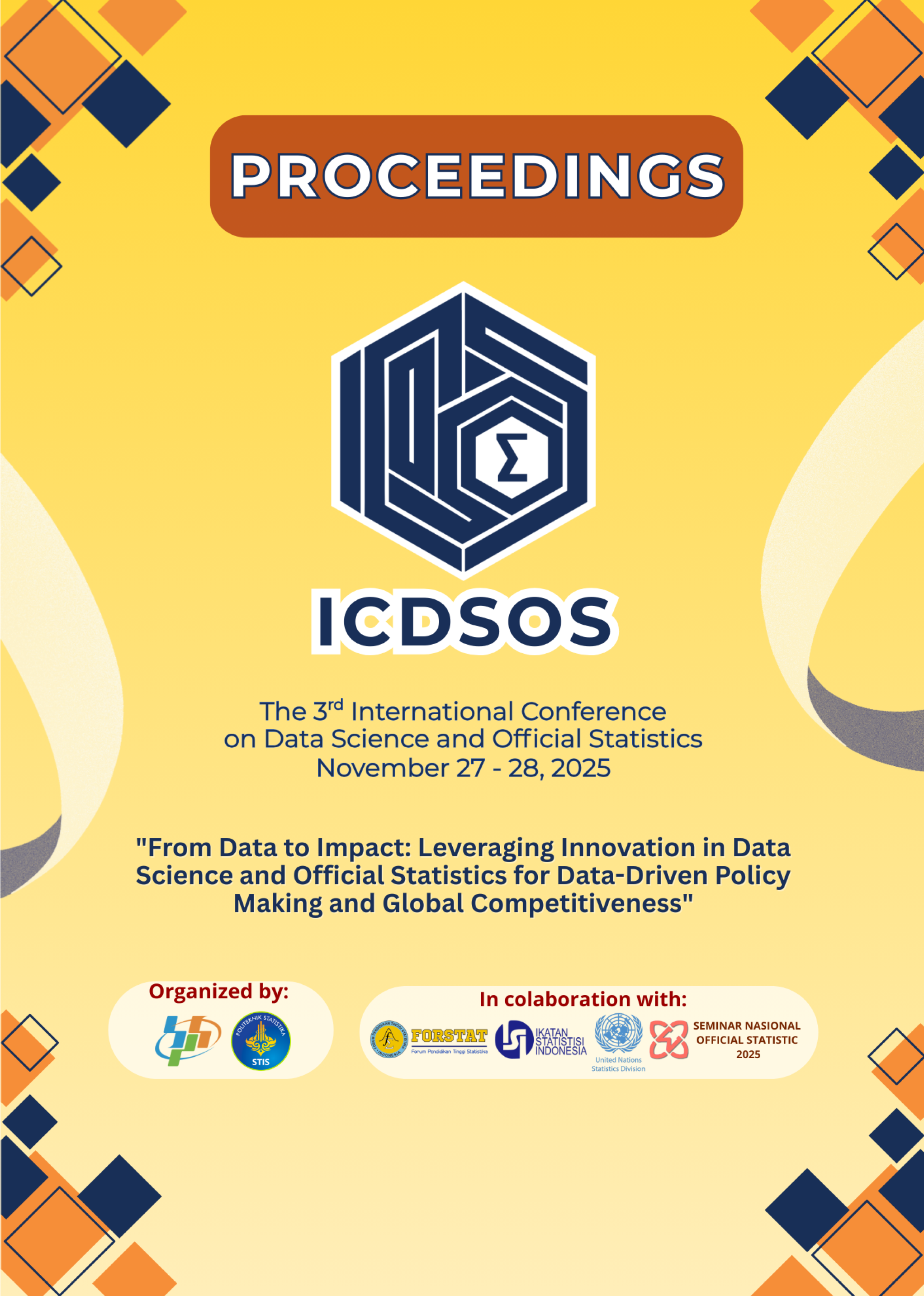 					View Vol. 2025 No. 1 (2025): Proceedings of 2025 International Conference on Data Science and Official Statistics (ICDSOS)
				